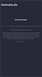 Mobile Screenshot of klemata.de